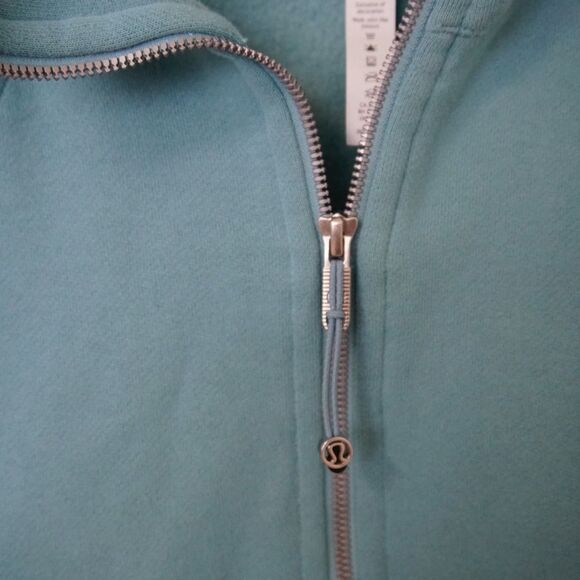 Lululemon Scuba Half Zip with Hood | Blue | Size M/L - Picture 9 of 9